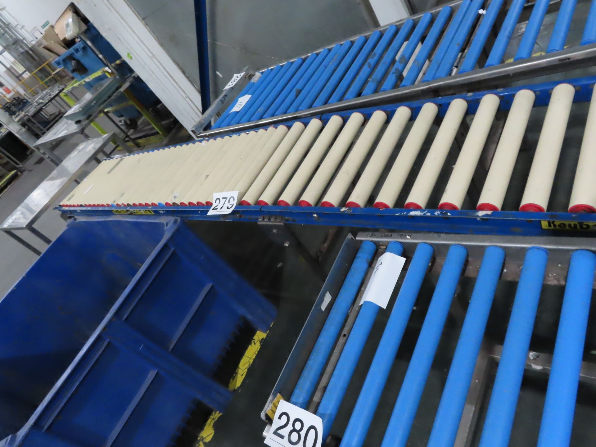 SECTION OF ROLLER CONVEYOR.