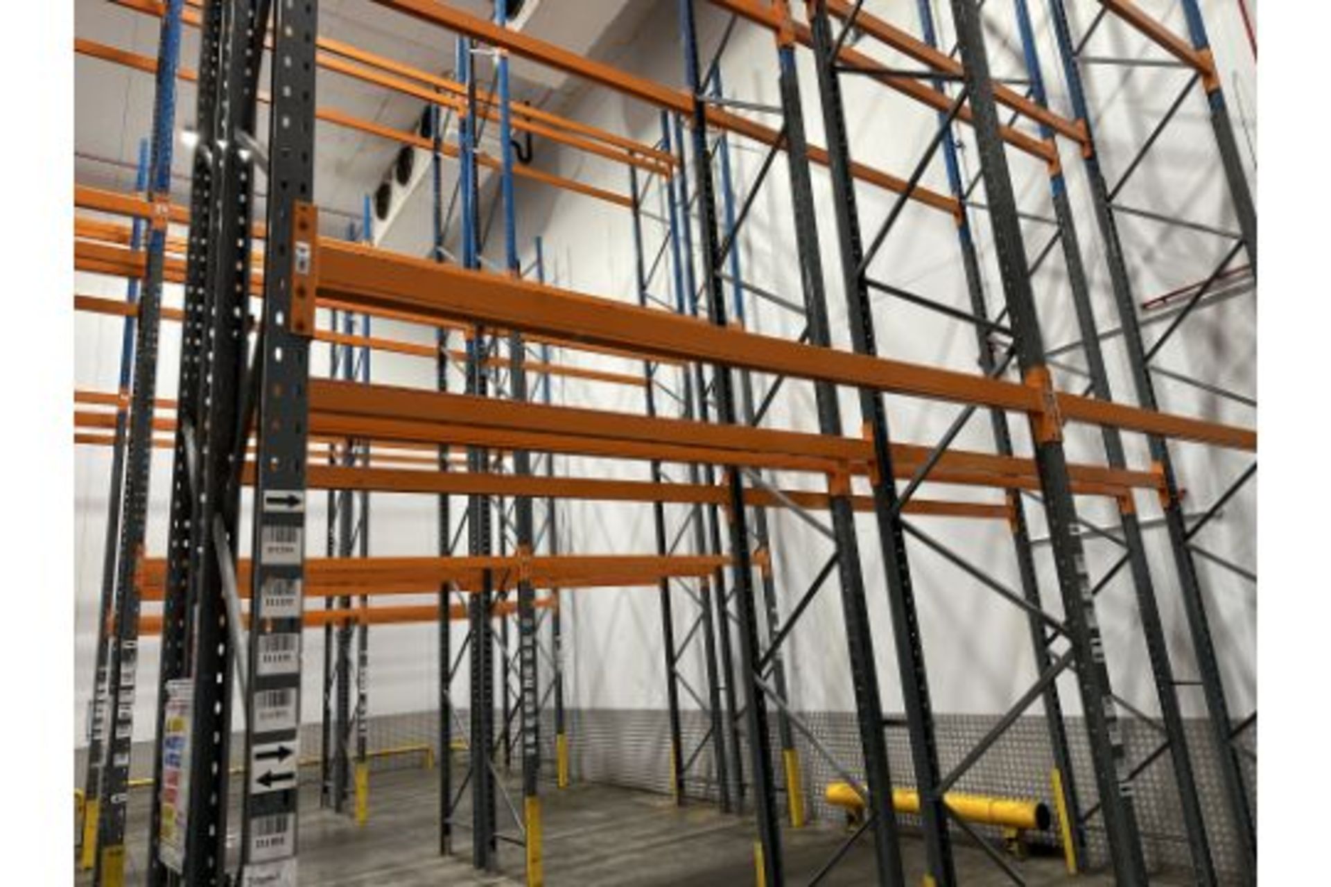 7 X ROWS OF PALLET RACKING. - Image 4 of 4