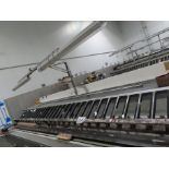 1 x Packing/returns conveyor. Dimensions approx. 4.5 m long. Section of roller conveyor 400 mm