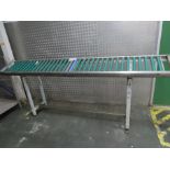 ANGLED SECTION OF ROLLER CONVEYOR.