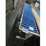 SECTION OF S/S FRAMED ROLLER CONVEYOR.