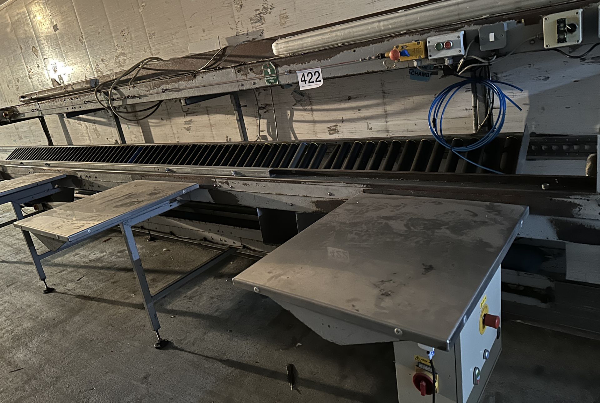 PACKING STATION CONVEYORS.
