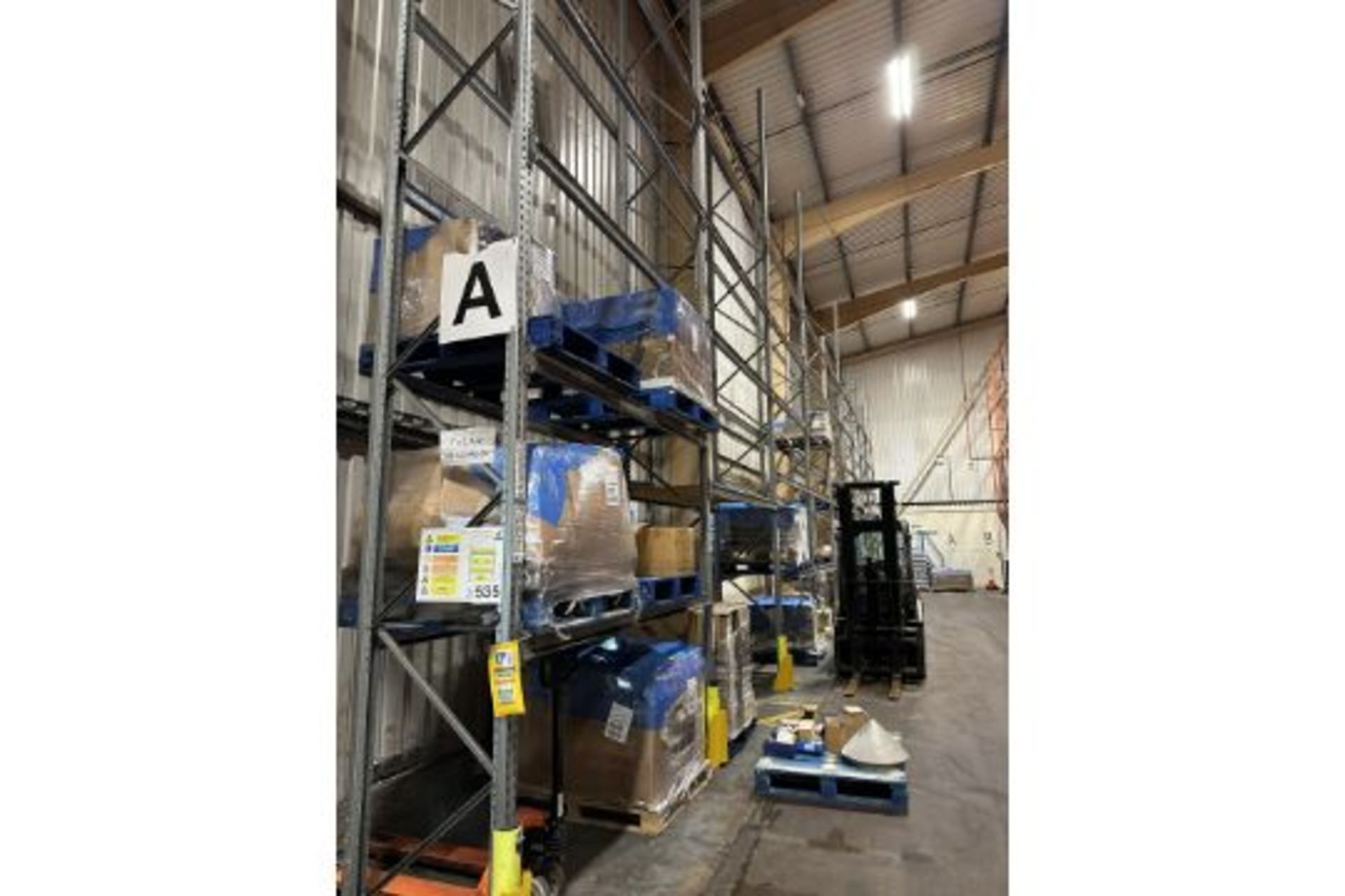 9 X BAYS OF PALLET RACKING.