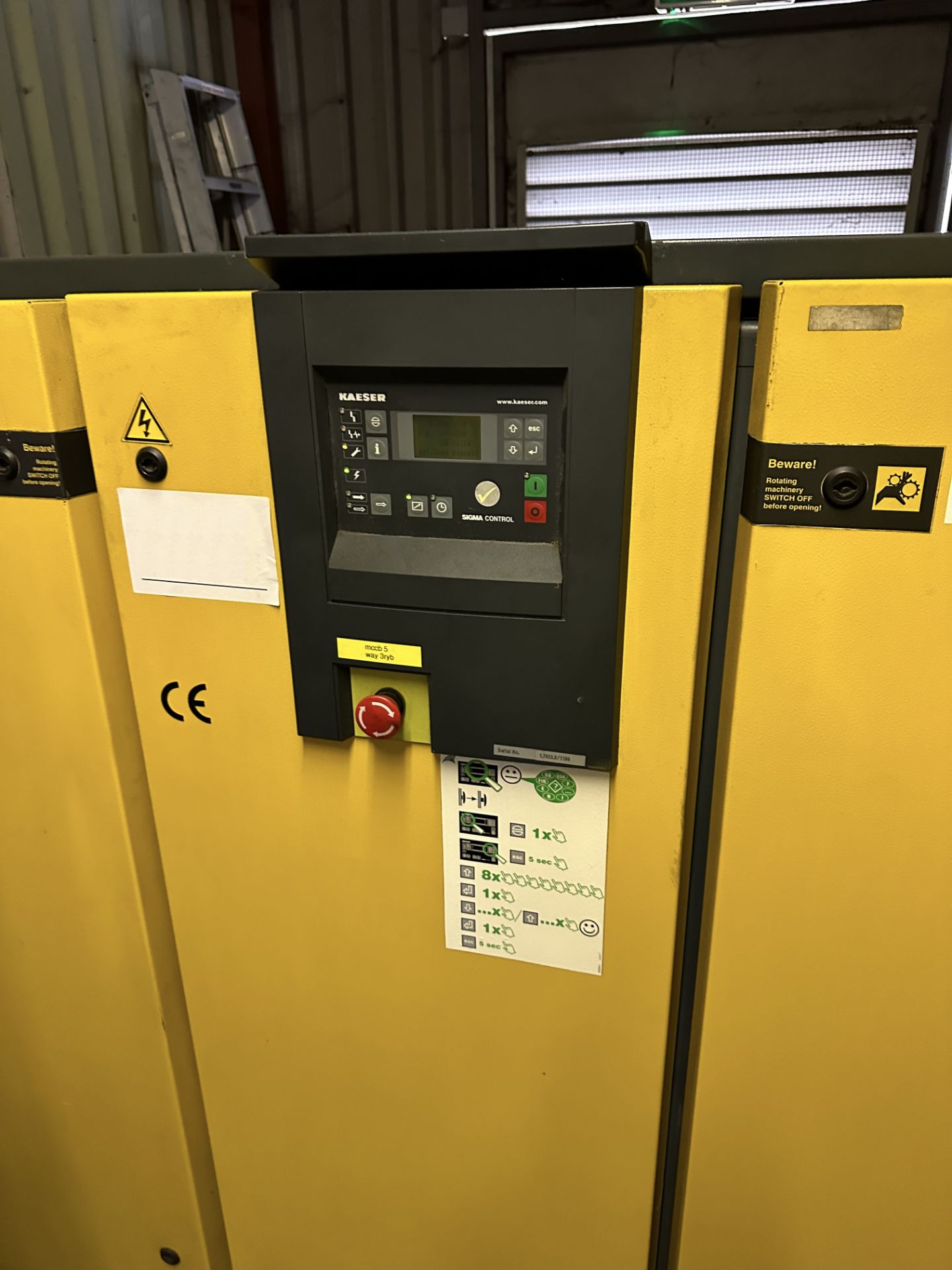 HPC CS76 AIR COMPRESSOR. - Image 3 of 3