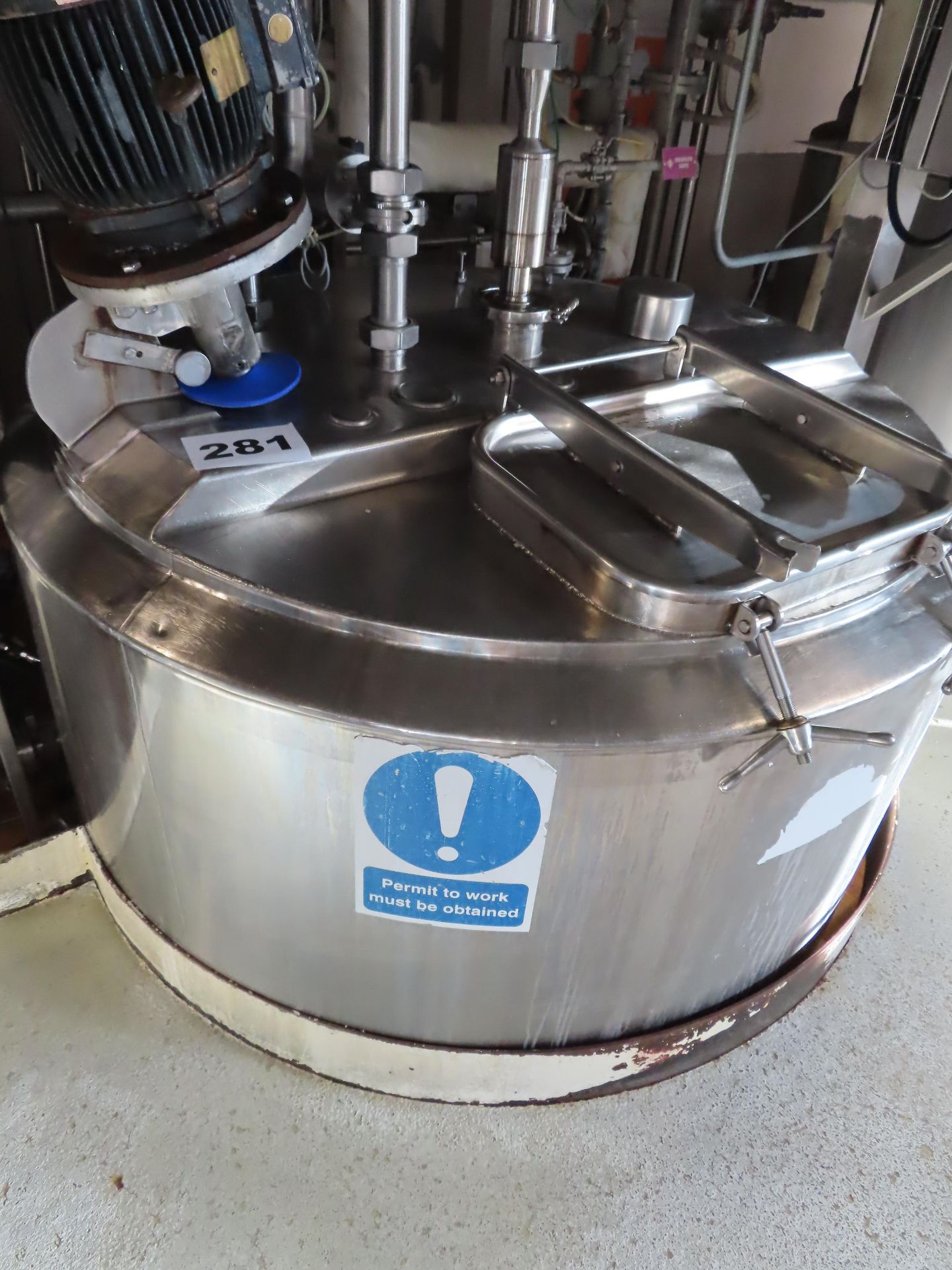 JACKETED COOKING VESSEL WITH HOMOGENISER