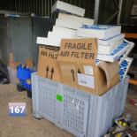 2 X PALLETS OF ASSORTED AIR FILTERS.