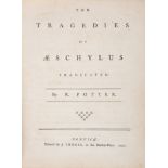 Aeschylus. The Tragedies..., first edition, subscriber's copy with signature of J.Chelsum, Norwic...