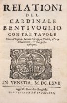 Relationi del Cardinale Benti, Venice, 1667; bound with another.