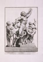 Italy.- Sculpture.- Rossi (Domenico de) Raccolta di Statue Antiche e Moderne, plate vol. only (of...