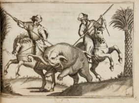 Spanish horsemanship.- Tapia y Salcedo (Gregorio de) Exercicios de la gineta, first edition, Madr...