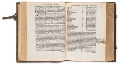 English provenance.- Annotated.- Trithemius (Johannes) Catalogus scriptorum ecclesiasticorum sive...