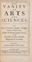 Agrippa (Henricus Cornelius) The Vanity of Arts and Sciences, Printed by J. C. for Samuel Speed, ...