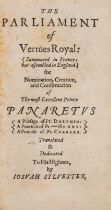 Sylvester (Joshua) The Parliament of Vertues Royal, [H. Lownes], [1614].