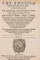 Cookery.- Markham (Gervase) The English House-Wife, Printed by Nicholas Okes for John Harison, 16...