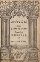 Hall (Joseph) Epistles, 3 vol. in 1, first editions, Printed by H. L[ownes] for Samuel Macham & E...