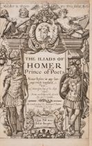 Doheny copy.- Homer. The Iliads of Homer Prince of Poets, translated by George Chapman, Printed [...