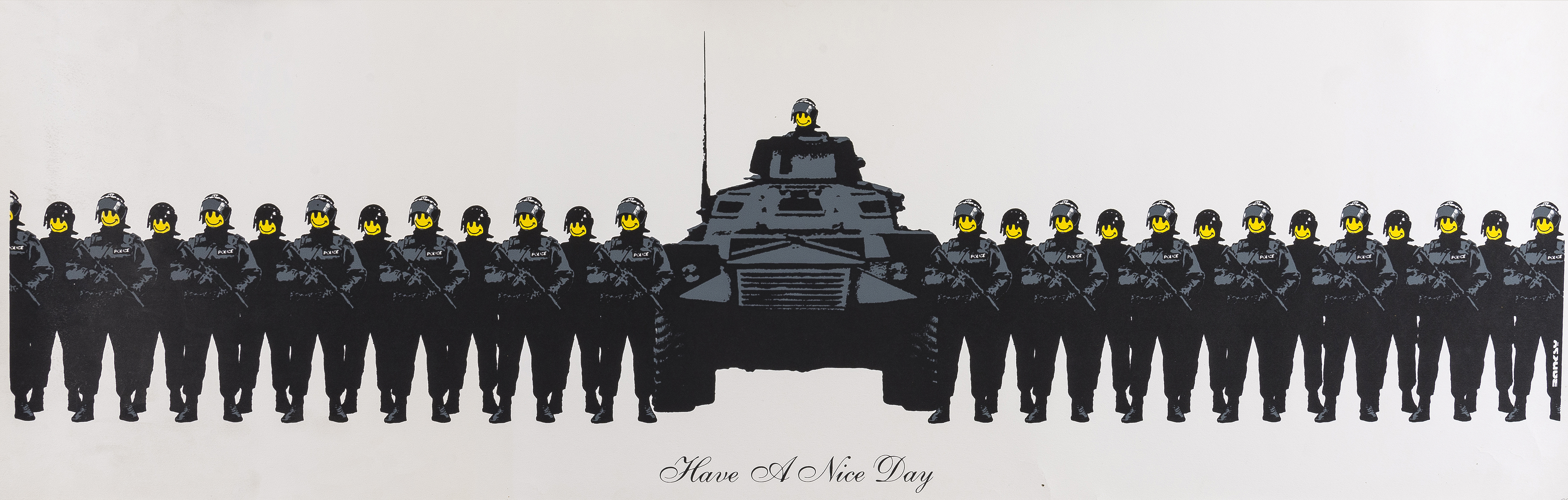 Banksy (b.1974) Have a Nice Day