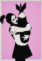 Banksy (b.1974) Bomb Love