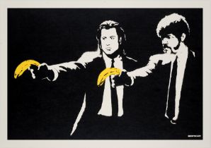 Banksy (b.1974) Pulp Fiction