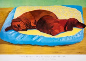 David Hockney (b.1937) Dog 43