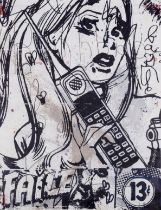 Faile aka Patrick McNeil (b.1975) and Patrick Miller (b.1976) Love Mix (Phone Girl)