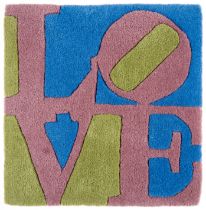 Robert Indiana (1928 - 2018) after. Love Rug