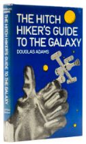 Adams (Douglas) The Hitch Hiker's Guide to the Galaxy, first hardback edition, 1979.