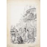 Shepard (Ernest) "A Regiment of soldiers passing by", an original illustration for Charles Lamb's...
