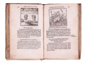 Emblemata.- Horapollo, the grammarian Ierogluphika... De sacris notis & sculpturis libri duo , ed...