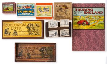 Games.- [Dutch Lottery Game], 180 cards, some pictorial, [Netherlands], [c.1840] & other games (12)