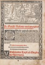 Ovidius Naso (Publius) Metamorphoseos Libri Moralizati, Lyons, for Claude Davost by Etienne Gueyn...