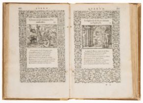 Emblemata.- Ovid. La Vita et Metamorfoseo d'Ovidio, edited by Gabriello Simeoni, 3 parts in 1,, L...