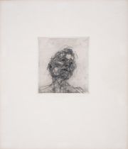 Frank Auerbach (b.1931) Lucian Freud, from Six Etchings of Heads