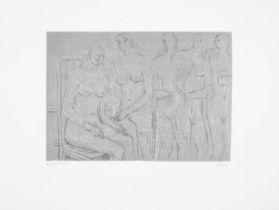 Henry Moore (1898-1986) Group of Figures (Cramer 341)