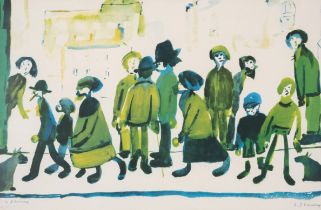 Laurence Stephen Lowry (1887-1976) People Standing About