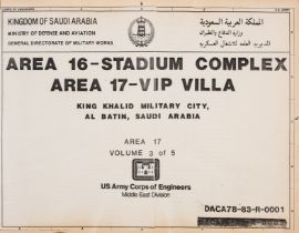 Middle East.- Area 16 - Stadium Complex. Area 17 - VIP Villa. King Khalid Military City, Al Batin...