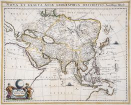Asia.- Allardt (Hugo) Nova et exacta Asiae geographica descriptio, engraved map, [c. 1655-1665]