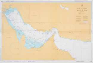 Middle East.- Admirality Hydrographic Office (The) Collection of 20 large sea charts, mainly of t...