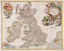 Britain.- Visscher (Nicolas) Collection of six maps of the British Isles, 17th and 18th century (6)