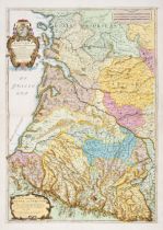 France.- Mondhare (Louis-Joseph) and others. Collection of seven maps of France and its environs,...