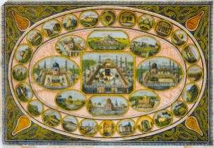 Middle East.- Varma Press (Raja Ravi) [Islamic Pilgrimage Sites], chromolithograph, [1900]