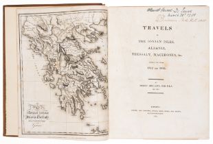 Greece.- Holland (Henry) Travels in the Ionian Isles, Albania, Thessaly, Macedonia, &c., first ed...