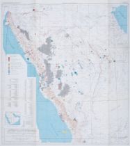 Middle East.- Arabian Peninsula.- Daalhoff (Hans van) Mineral Locality Map of the Arabian Shield,...