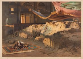 Holy Land.- Werner (Carl Friedrich Heinrich) Two plates from 'Jerusalem, Bethlehem, and Holy Plac...