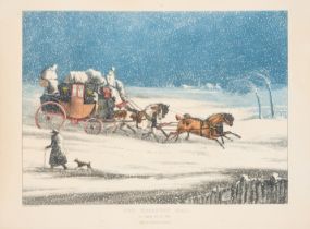 Alken (Henry) [Coaching Scences, Winter of 1836-7], 1837 [plates watermarked 1836].