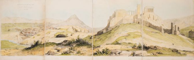 Bracebridge (Selina) [Panoramic Sketch of Athens], 1839.