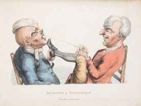 Collier (John) The Passions, Humourously Delineated, 25 hand-coloured engraved plates, Edward Orm...