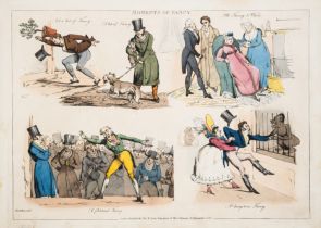 Alken (Henry) [Moments of Fancy and Whim], 2 parts in 1 vol., [Thomas McLean], [1822-23].