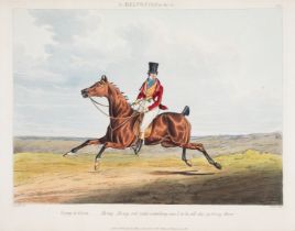 Alken (Henry) Comparative Meltonians as They are and as They were by Ben Tally-Ho, 1823