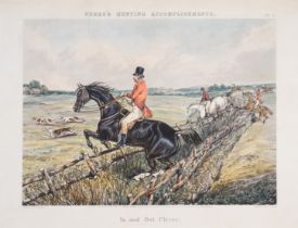 Alken (Henry) Fore's Hunting Accomplishments, first edition, 6 hand-coloured aquatints, 1850.